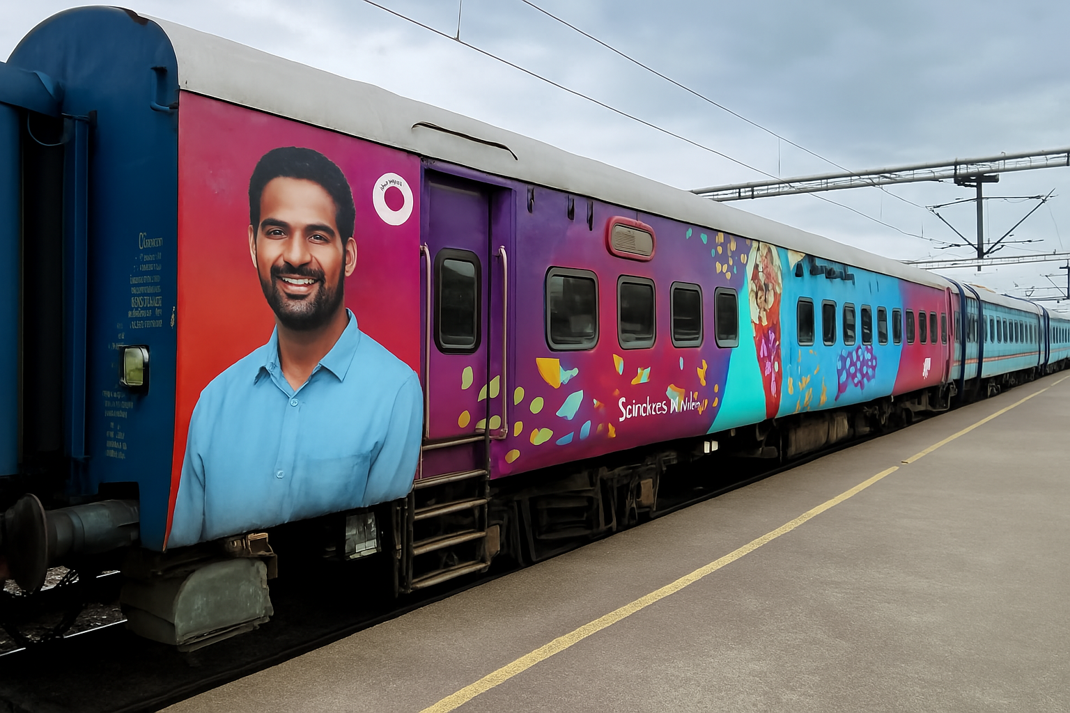 Exterior Train Branding