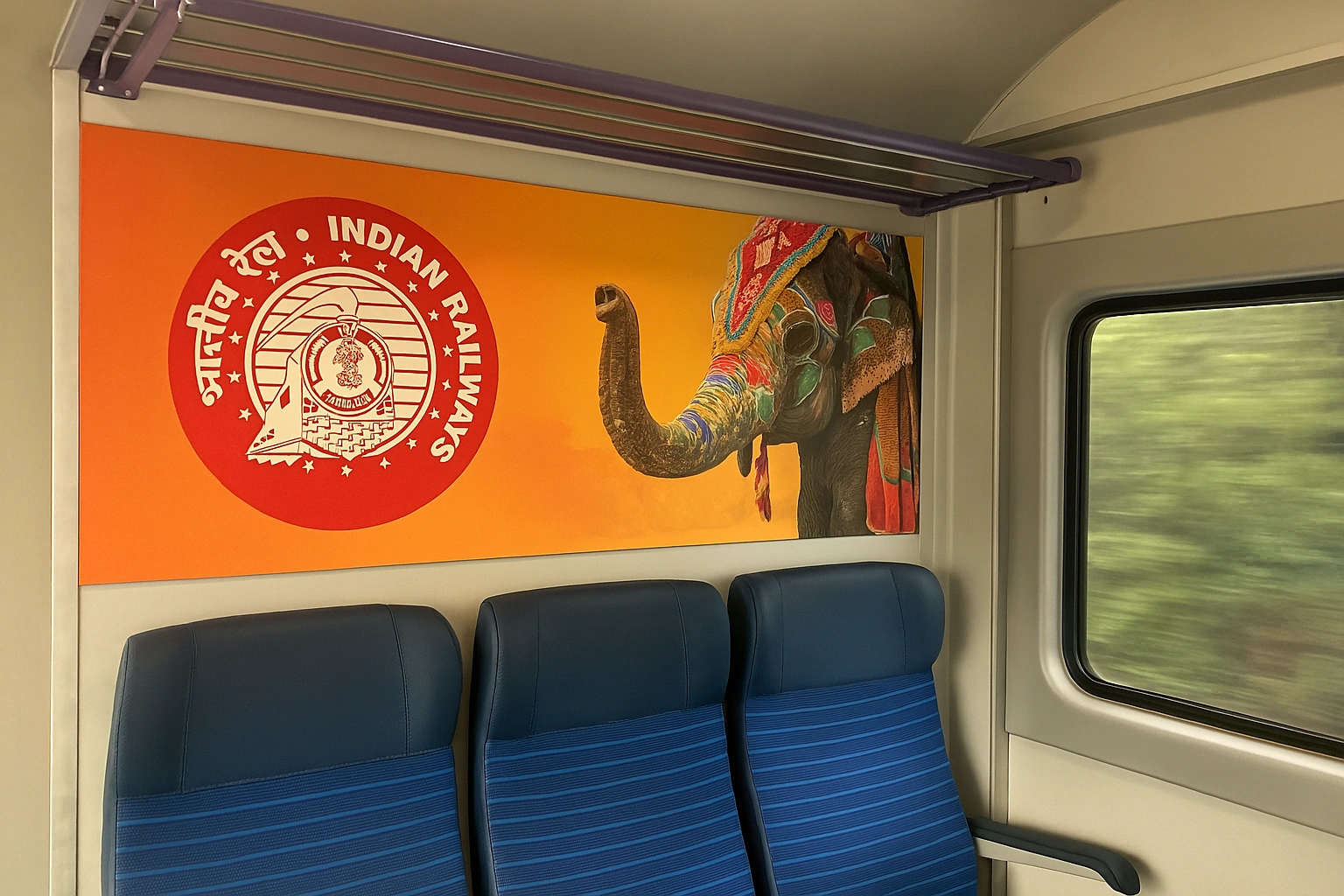 Interior Train Branding